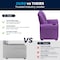 Flash Furniture Kids Recliner, 21-1/2" to 36-1/2" x 27", Upholstery Color: Lavender DG-ULT-KID-LAV-GG - alternate 6